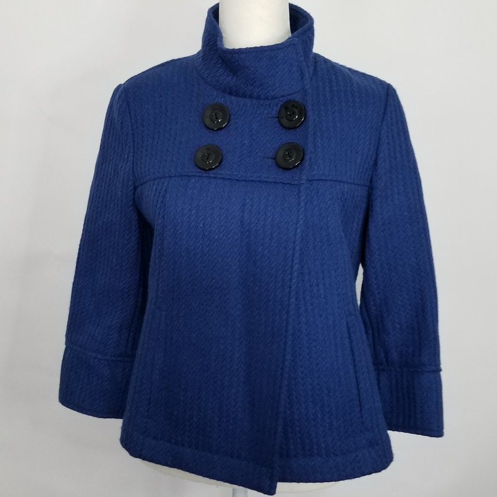 ‼️LAST CHANCE‼️Anthropologie Pea Coat Button Neck